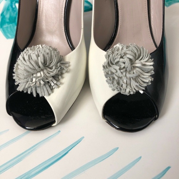 VIkTOR ROLF Harlequin Whimsical Heel Patent Pump EU 37.5 - Picture 3 of 8